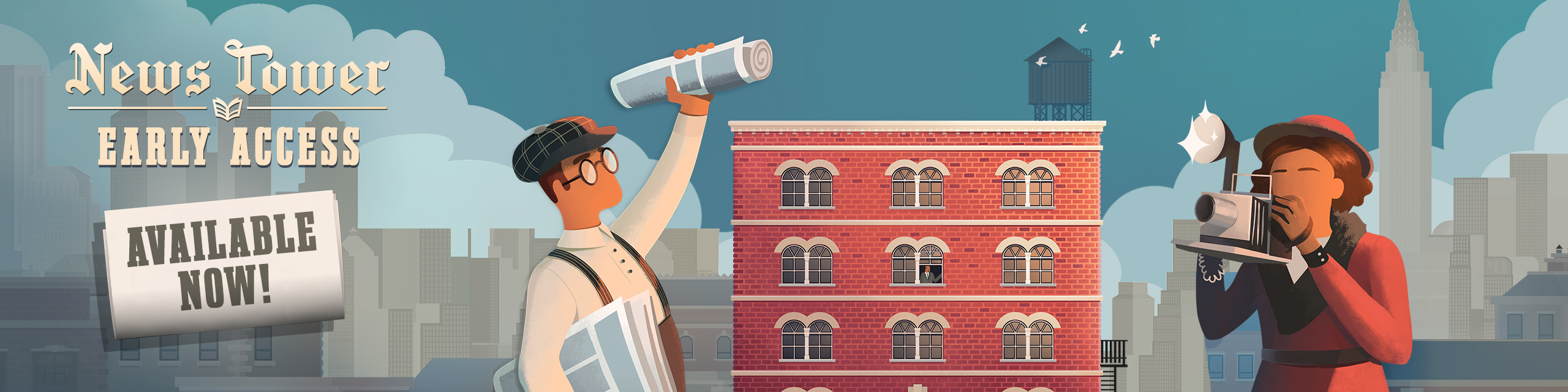 SCOOP THIS! News Tower Early Access Launches Today!