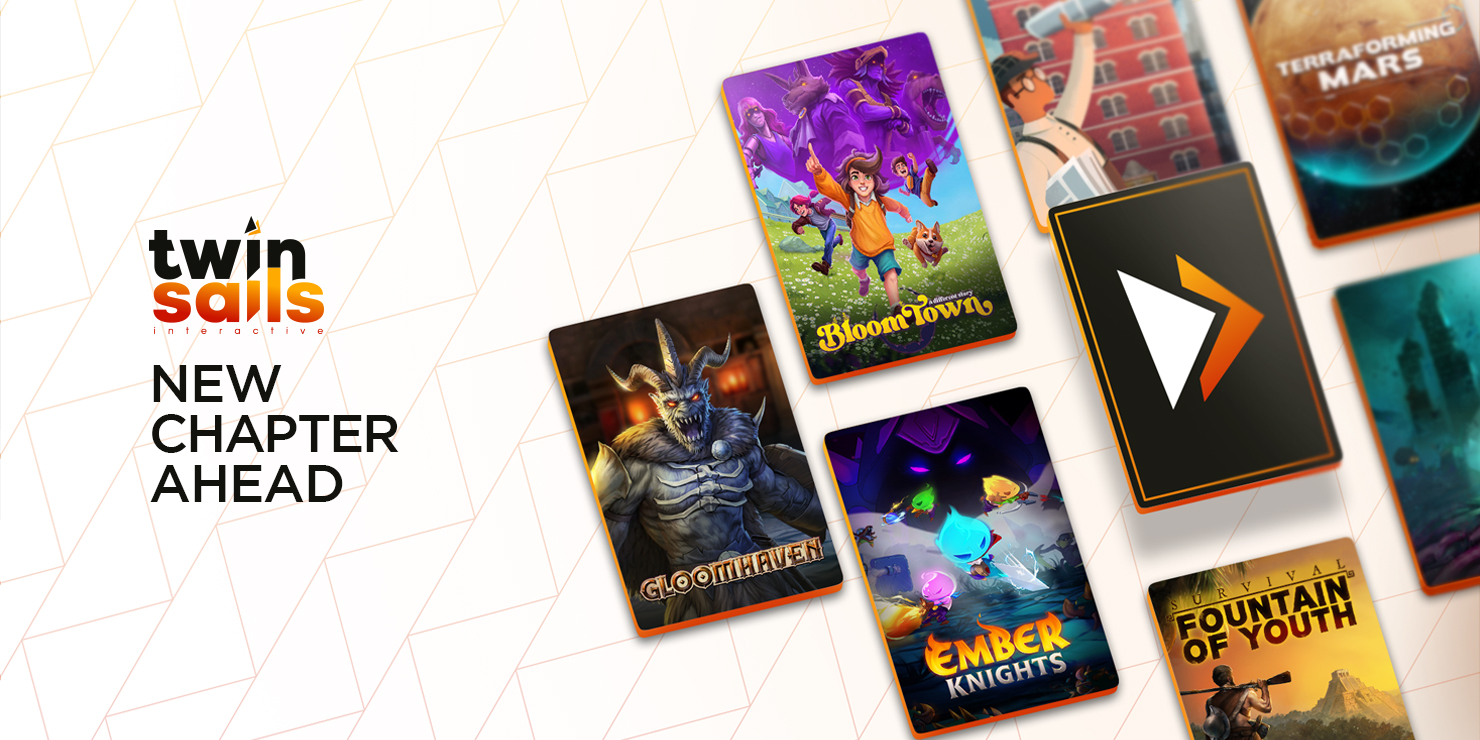 Twin Sails Interactive Moves Forward as an Independent Entity from Asmodee